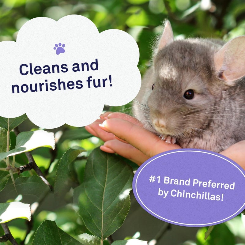 Petpost | Chinchilla Bath Dust for Small Animals - Natural, Pure Cleansing Pumice Sand for Cleaning Degus, Hamsters, & Gerbil 2.5 lb. - Image 2