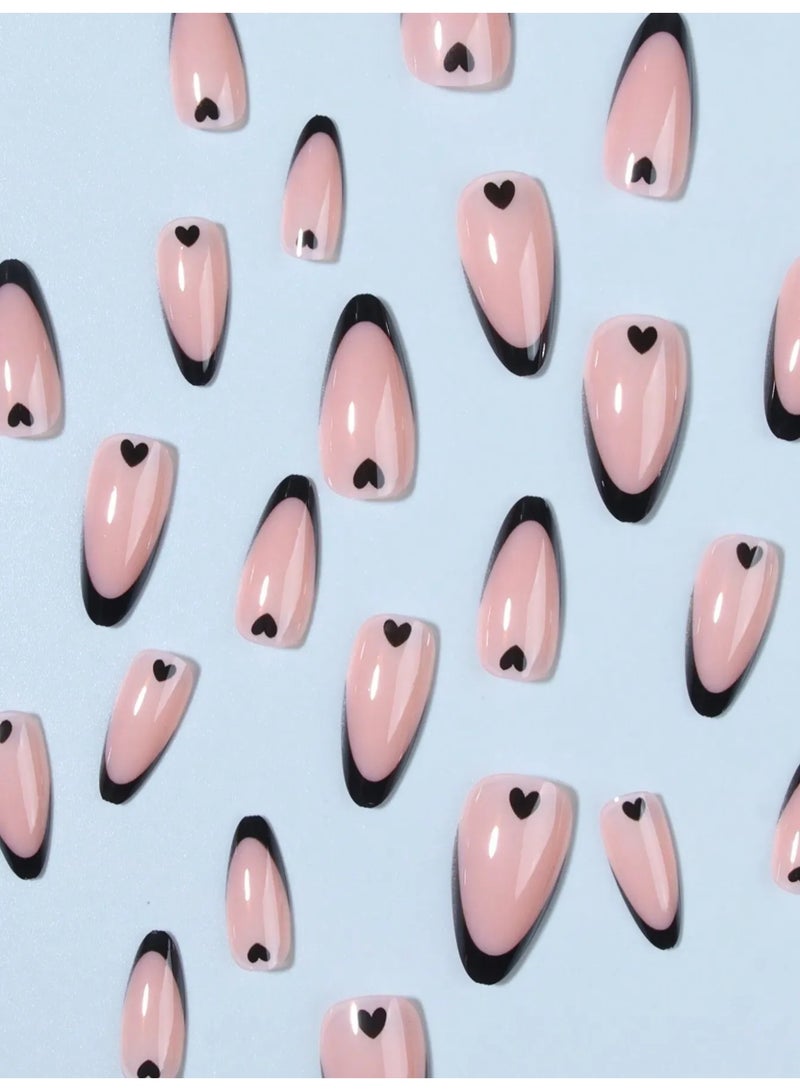 اظافر تركيب بلمسه فرنسيه 24 ظفر - Image 2