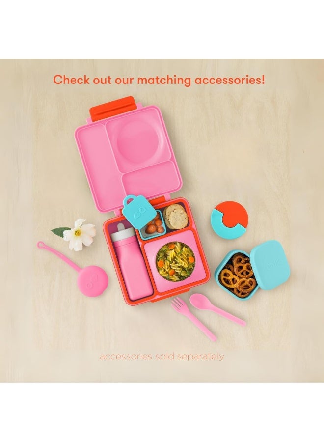 OMIE صندوق غداء أومي بوكس للأطفال، وعاء من الفولاذ المقاوم للصدأ، توت وردي - Image 2