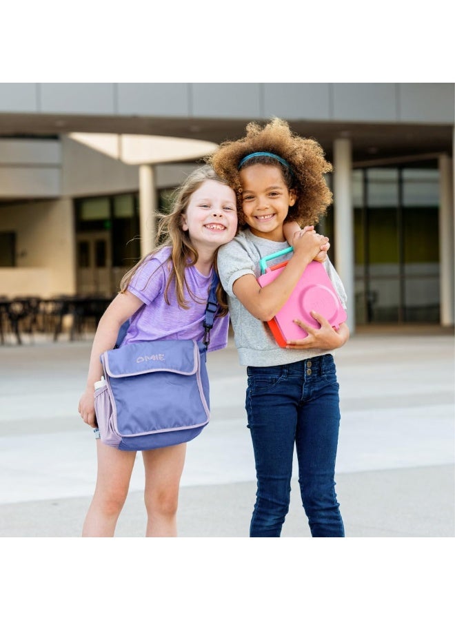 OMIE صندوق غداء أومي بوكس للأطفال، وعاء من الفولاذ المقاوم للصدأ، توت وردي - Image 3