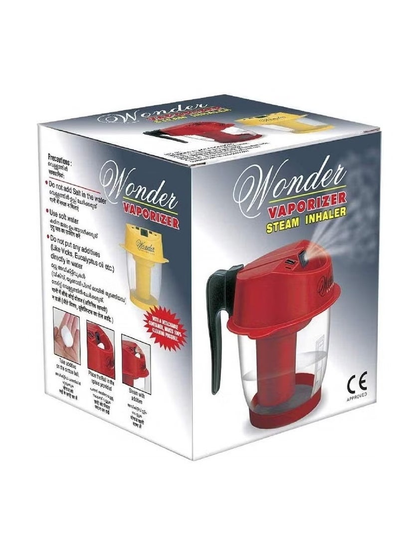 Wonder جهاز استنشاق بخار بخار باللون الأحمر - Image 1