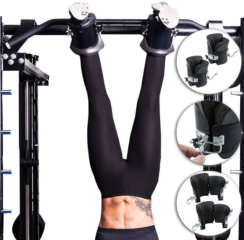 KYLIN SPORT Anti Gravity Inversion Boots Abdominal Crunch Sit Up Bar Hooks Therapy Core Gym Fitness Exerciser for Stress Relieve - Image 5