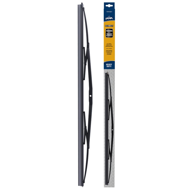 PEAK Transport Heavy Duty Windshield Wiper Blade Durable Metal Wiper Blade Replacement for Class 68 Trucks Class A RVs and Transit Buses with Saddle Wiper Arm and 36 Wide Saddle Blade - Image 2