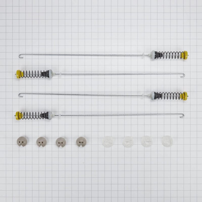 Whirlpool W10780045 Genuine OEM Washer Suspension Rod Spring Kit, 25-1/2 in.Fit W10780045 Suspension, Replaces W10821956, W10537443, W10780053, and more, Metal - Image 2