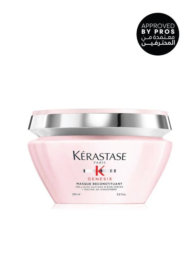 KERASTASE شامبو جينيسيس باين هيدرا-فورتي فينت 250 مل و قناع جينيسيس لإعادة بناء الشعر 200 مل حزمة - Image 3