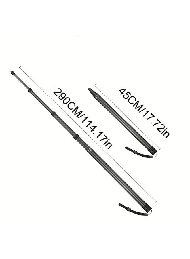 عصى سيلفي تلسكوبية من ألياف الكربون سيلفري 3M لكاميرا الحركة إنستا 360 X5 وX4 وX3 وONE X2 وONE RS - Image 3