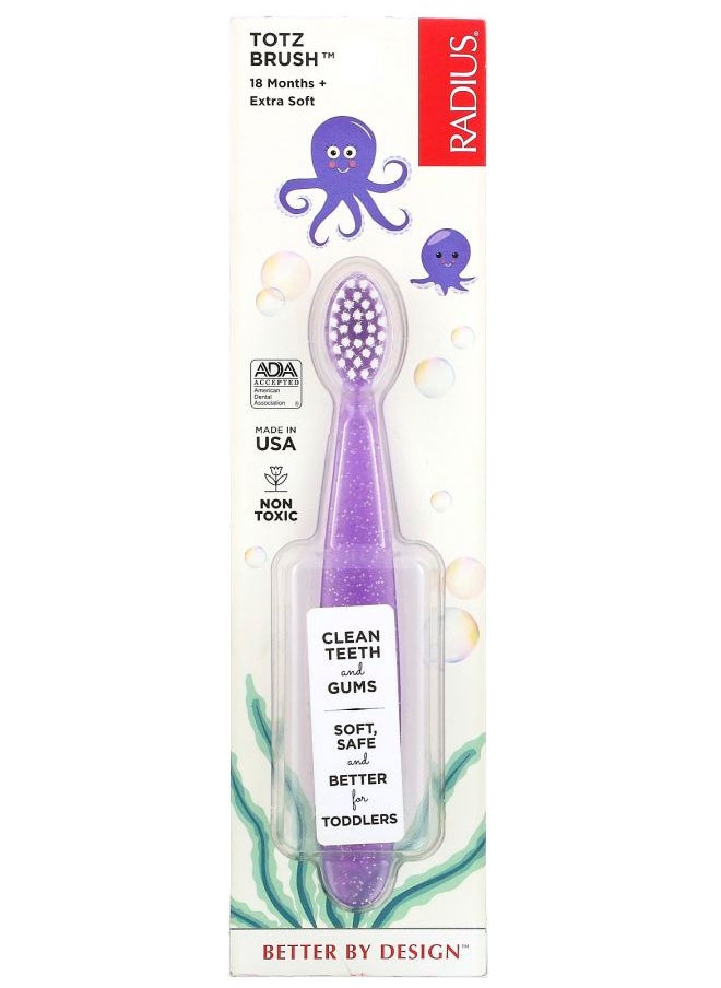 Totz Toothbrush 18+ Months Extra Soft Purple Sparkle 1 Toothbrush - pzsku/ZB60701607DB3315315F8Z/45/_/1730767432/cc61de2f-3d26-4af4-a11d-c7d1e205e81b