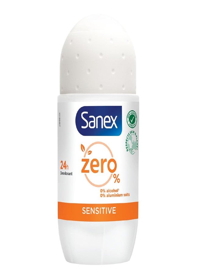 Sanex Zero Desodorante Sensitive Roll On 50Ml - Image 1
