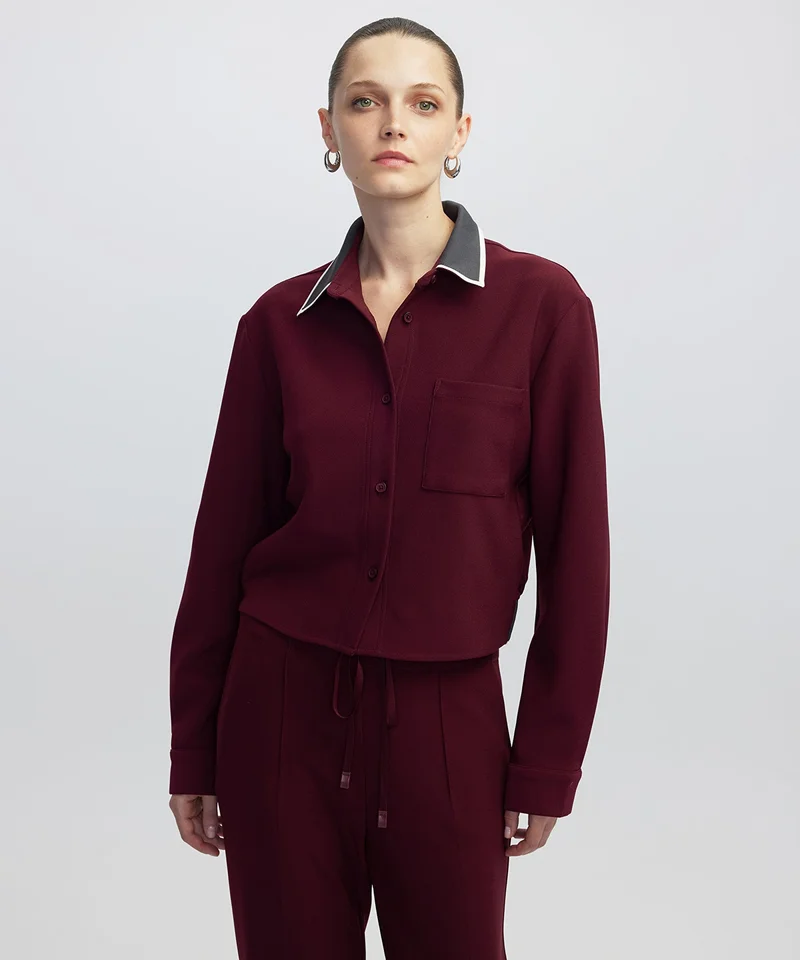 Ipekyol Regular Fit Contrast Collar Shirt