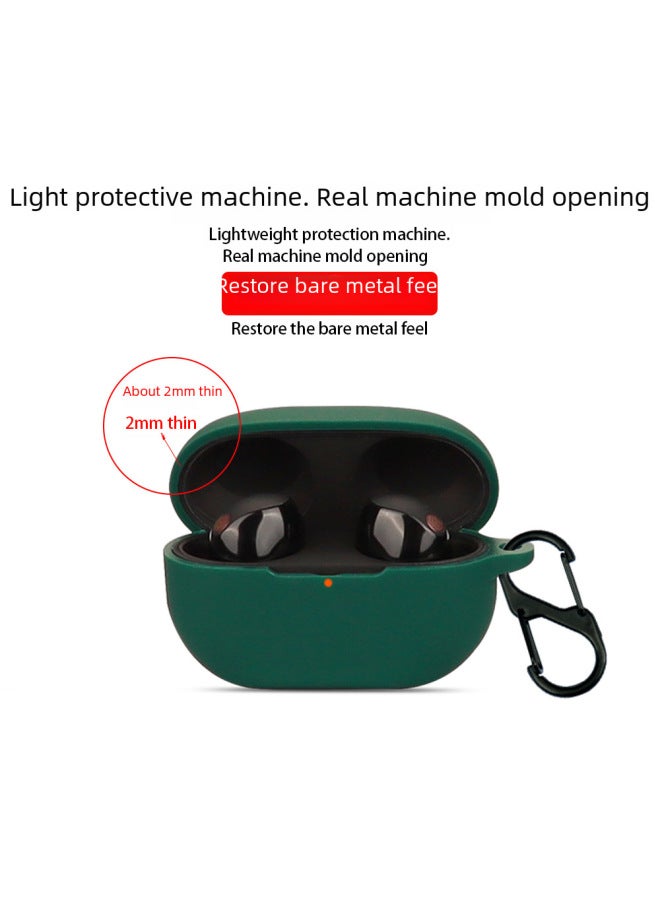 Sony WF-1000XM5 Earphone Protective Case Soft Bluetooth Silicone TPU Storage Cover Pure Color IP Series Accessories-Color:Transparent TPU Split-Model:XM5 - Image 4