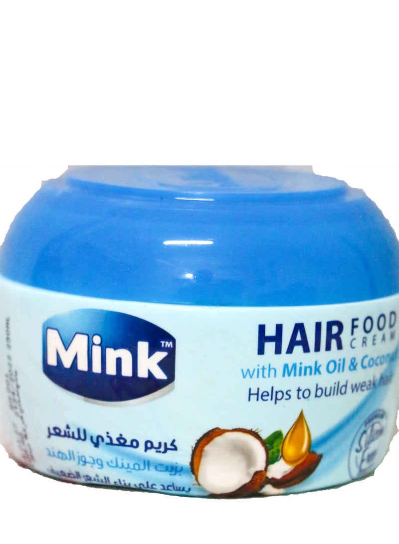 منك مينك كريم مغذي للشعر بزيت المنك وجوز الهند 250 مل - Image 2