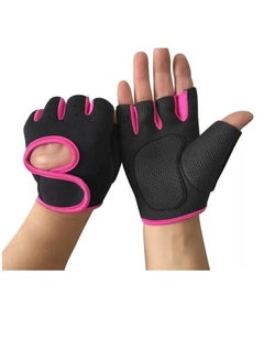 SportQ SportQ 1 Pair Cycling Gloves Fitness Gym Weightlifting Half Finger Gloves for Men Women  - Image 1