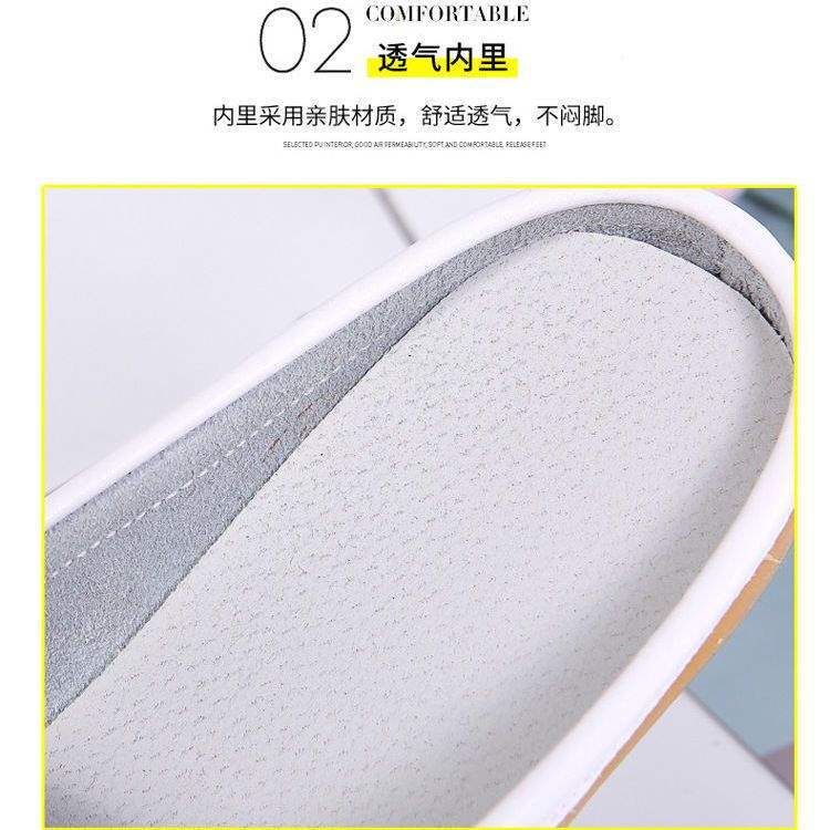 Soft-Soled Beanie Shoes For Women, Breathable Toe-Cap Slippers, Casual Wedge Heels, Tendon-Soled Mom Lazy Shoes, Large Size - Image 5