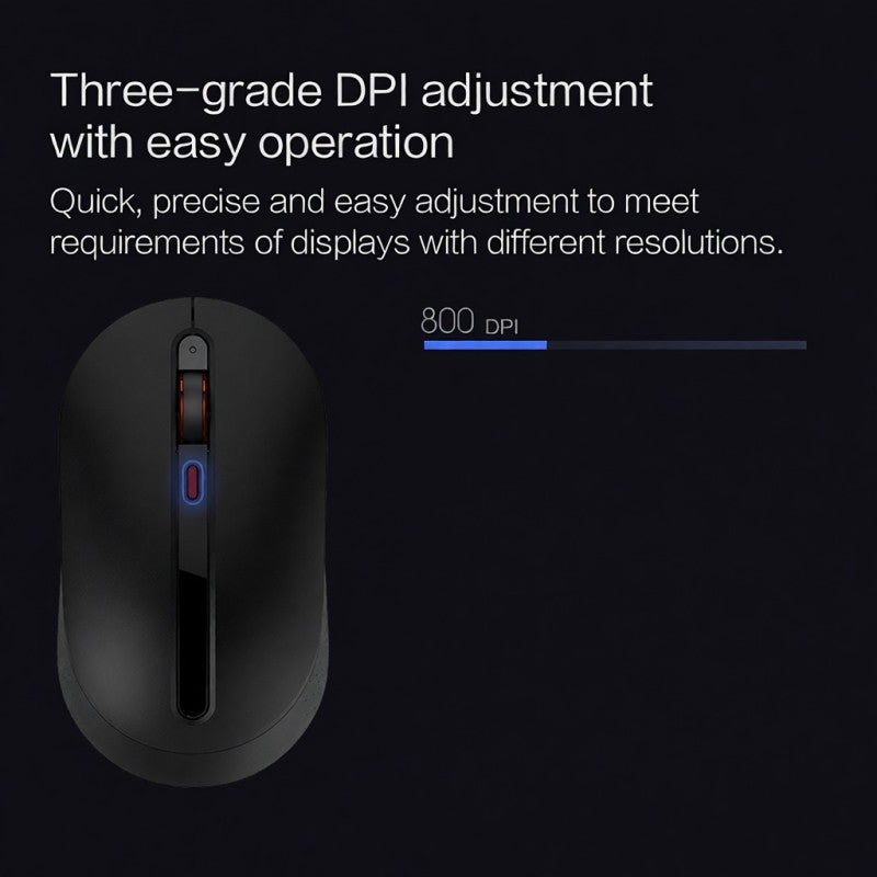 Wireless Silent Mouse: White, 3 Adjustable DPI - Stable 2.4G Connection, Ergonomic Quiet Mouse for Laptop, PC, Home Office, Gaming & Travel - Image 5