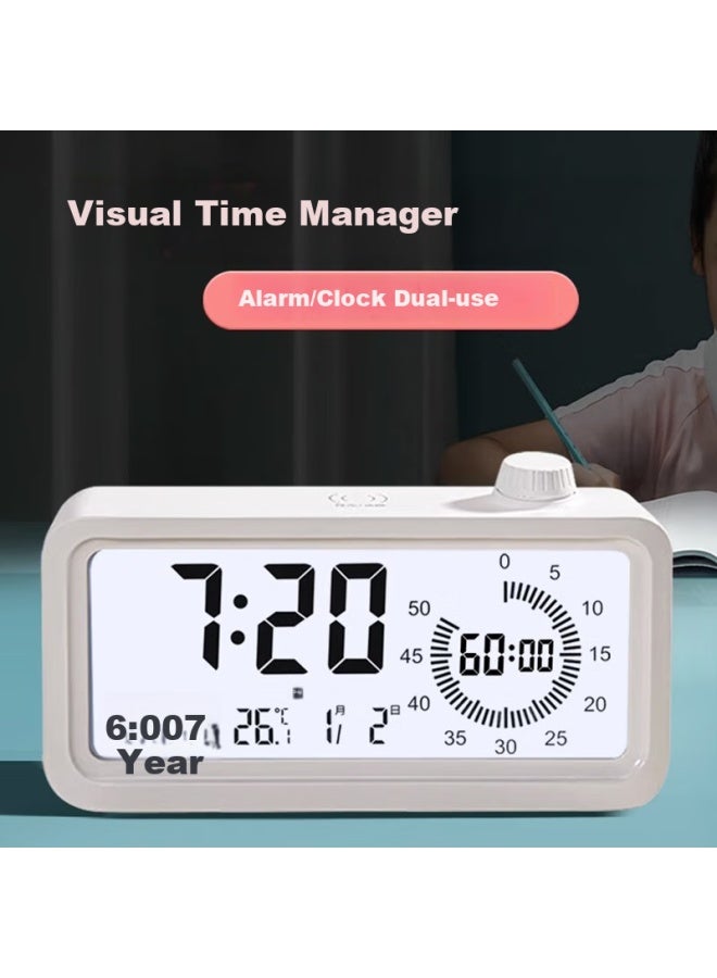 Timess Visual Timer Student Children'S Special Countdown Charging Electronic Alarm Clock Multi-Function Time Manager Live Room Timer - Image 1