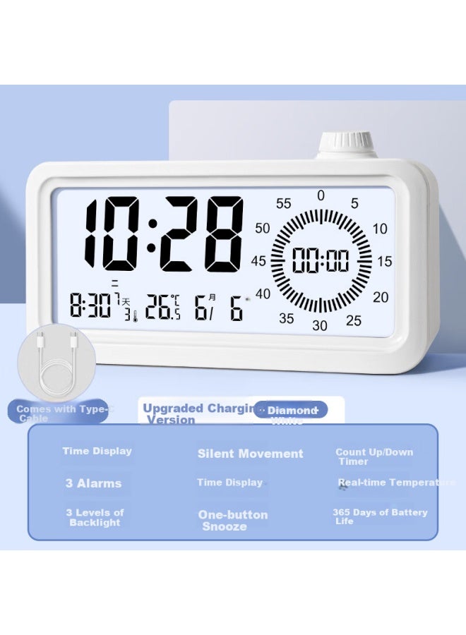 Timess Visual Timer Student Children'S Special Countdown Charging Electronic Alarm Clock Multi-Function Time Manager Live Room Timer - Image 2