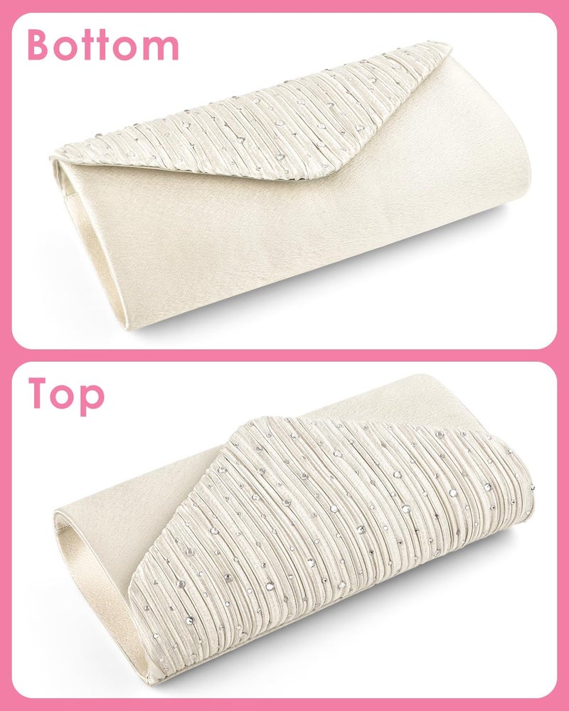 TINDTOP Evening Clutch Purses for Women Handbags for Formal Wedding Party Cocktail Prom Crossbody Shoulder Envelope Bag - Image 5