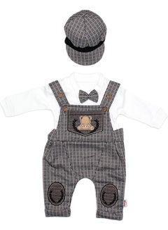 Murat Baby Bow Tie and Hat Overalls Set  - Image 1