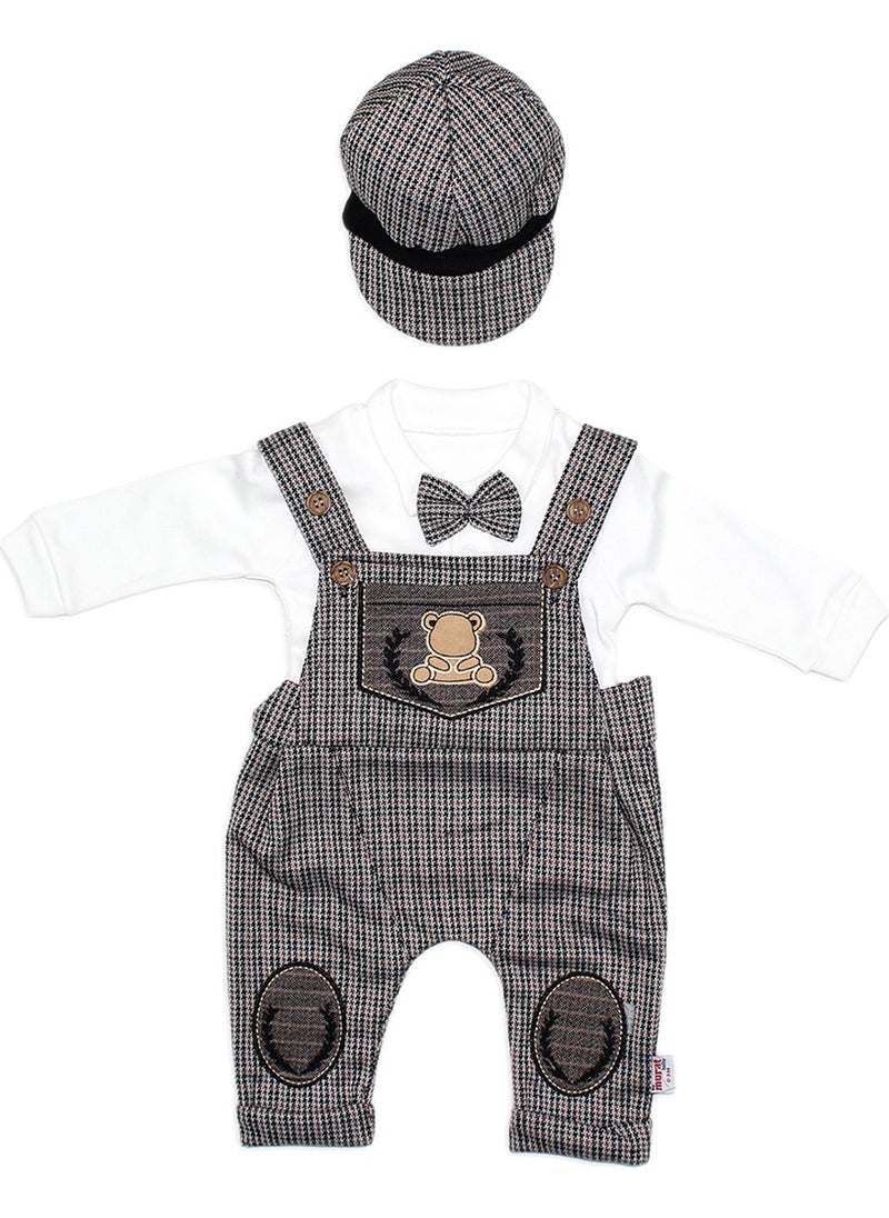 Murat Baby - Bow Tie and Hat Overalls Set - Image 1