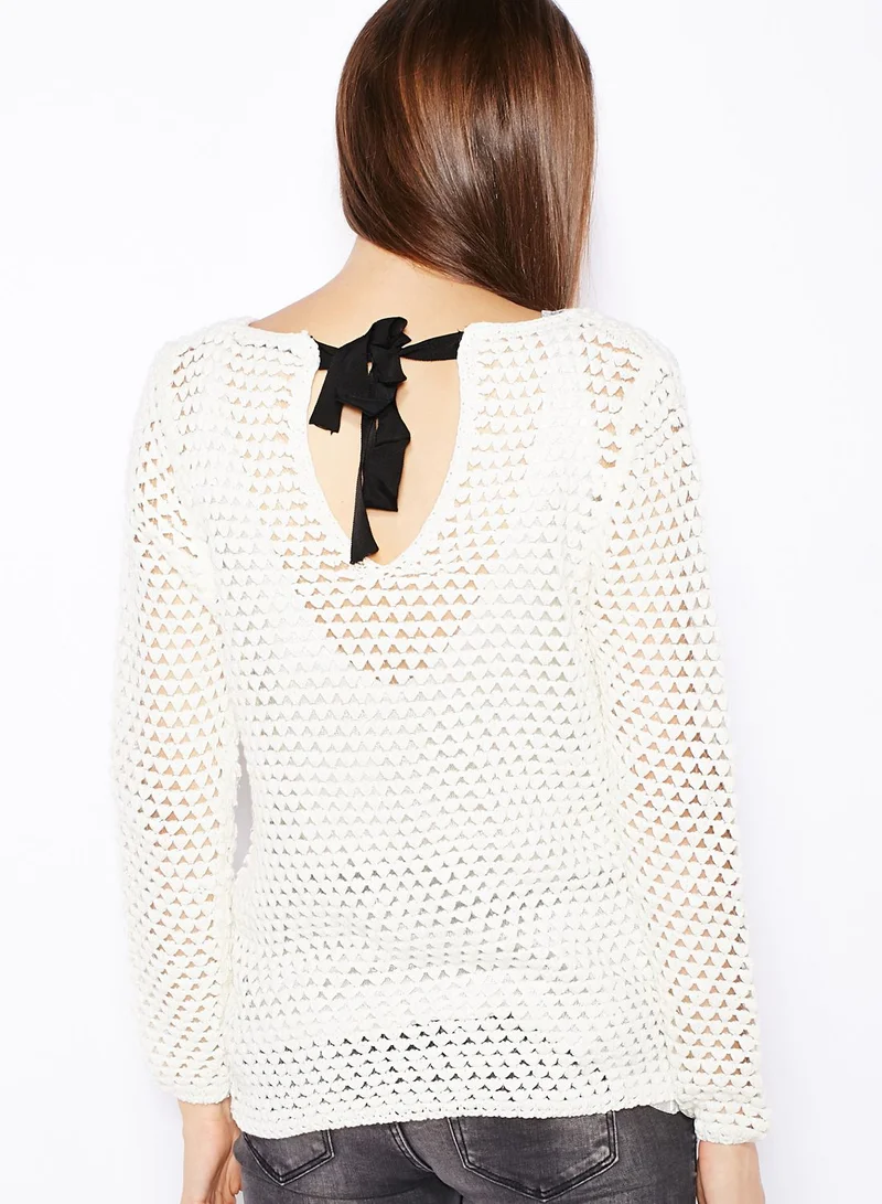 FRNCH Back Tie Top