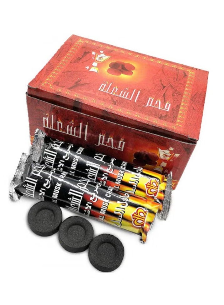 100-Piece Charcoal Bakhoor Coal Black  - Image 2