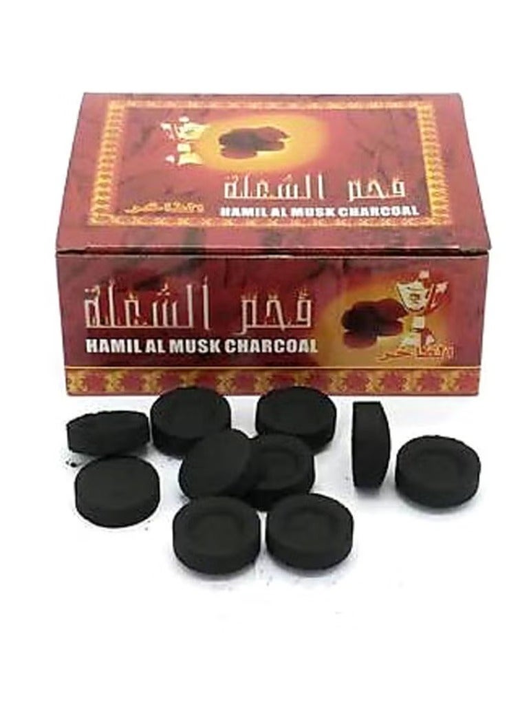 100-Piece Charcoal Bakhoor Coal Black  - Image 3