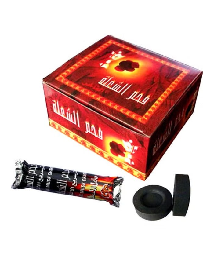 100-Piece Charcoal Bakhoor Coal Black  - Image 4
