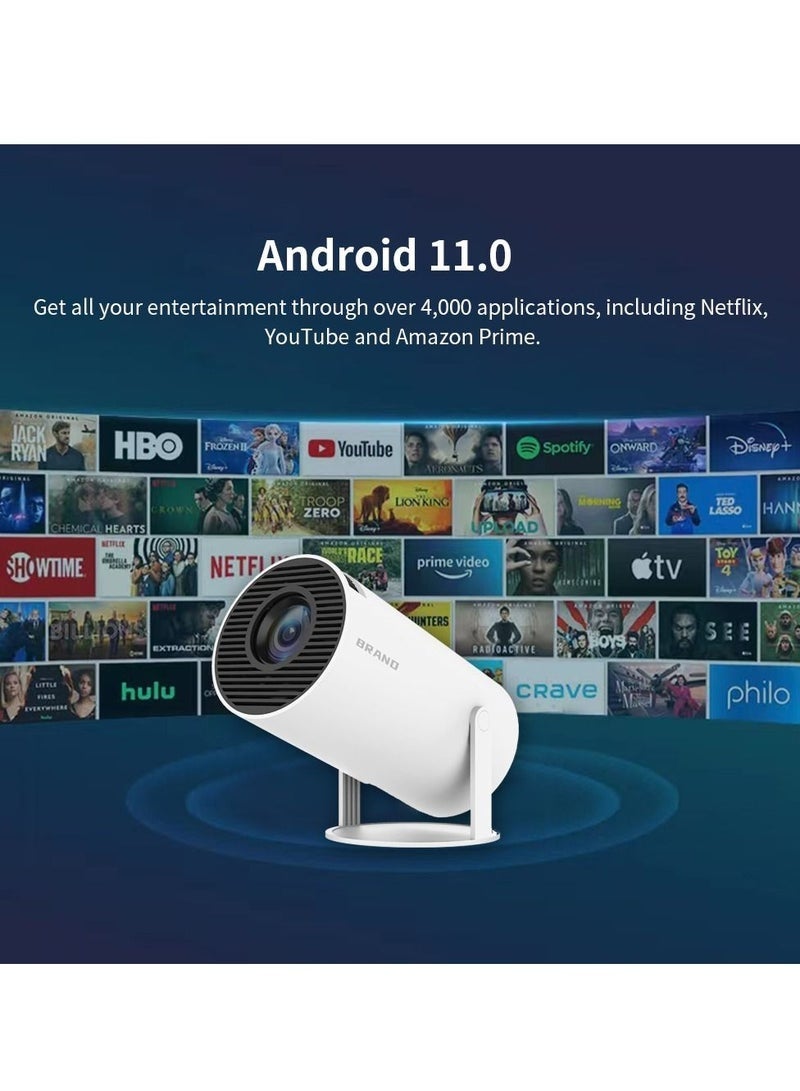 Portable Projector Pocket 5G WIFI Android11.0 Support 130 Inches Home Theater Full HD for Indoor Outdoor Home Birthday Gift Compatible with TV Stick/HDMI/USB/PS5/iOS/PS4 - Image 5