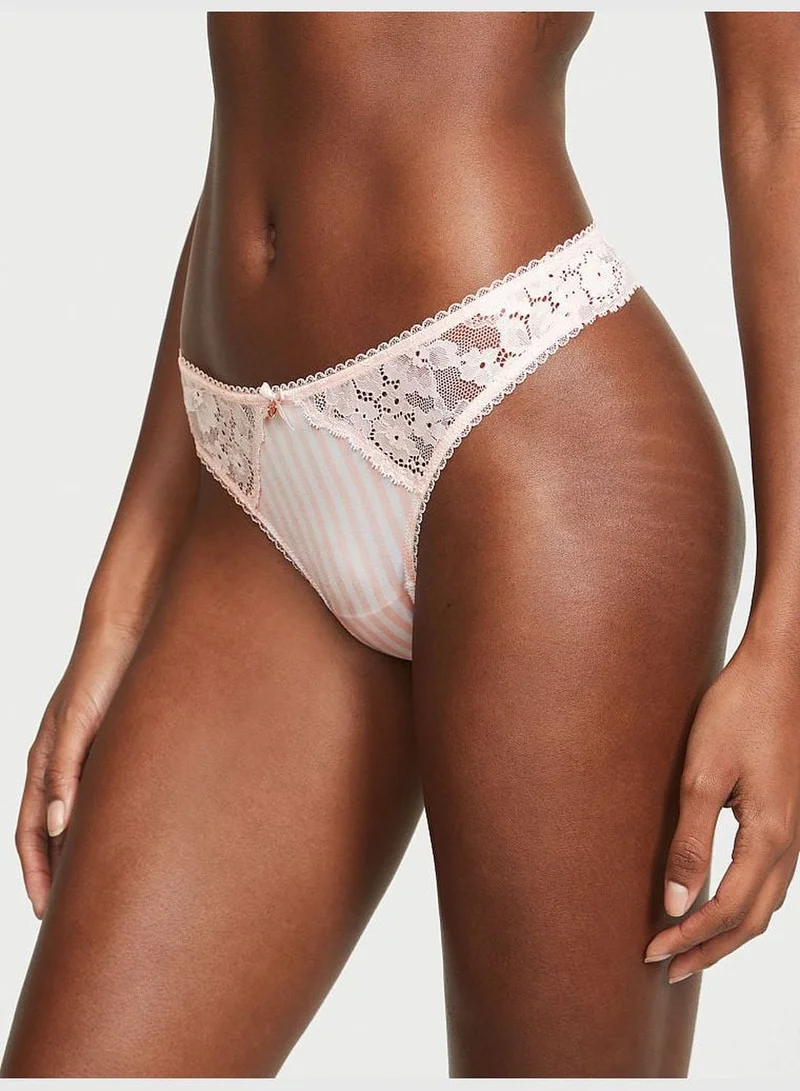 Victoria's Secret Lace-Back Thong Panty