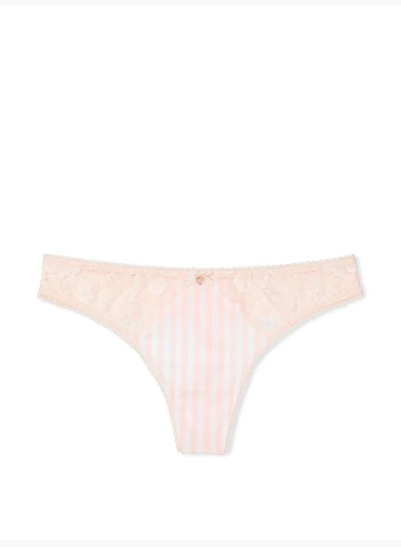 Victoria's Secret Lace-Back Thong Panty
