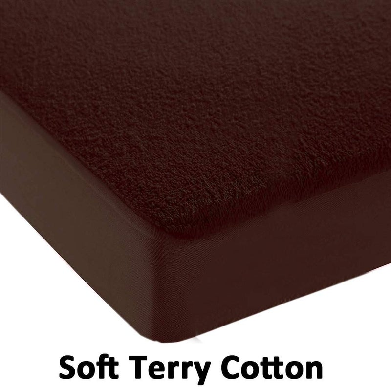 Oxinexx 100 Waterproof Ultra Soft Cotton Feel Terry Mattress Protector King Size 78x72 Inches Breathable Hypoallergenic Fitted King Size Bed Protector Cover 78x72 inch 65x6 Feet - Image 4