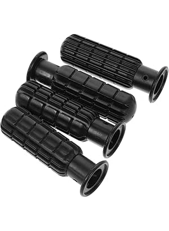 4PCS Black Ergonomic Foosball Handles Non Slip Grip Parts For Standard Tables - Image 1