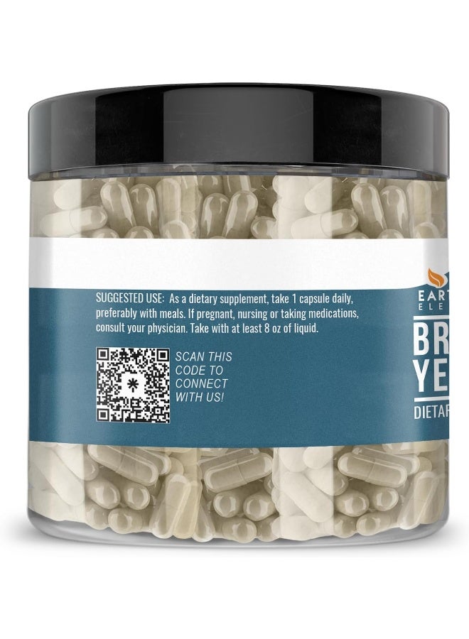 earthborn elements Brewer'S Yeast (200 Capsules) Lab-D Purity, Cardiovascular, Healthy Digestion* - Image 3