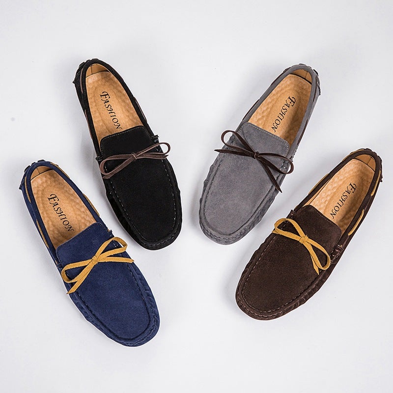 New Men'S Social Boys Doug Shoes Printed Slip-On Foot Casual Shoes Plus Size Live Driving Men - Image 2