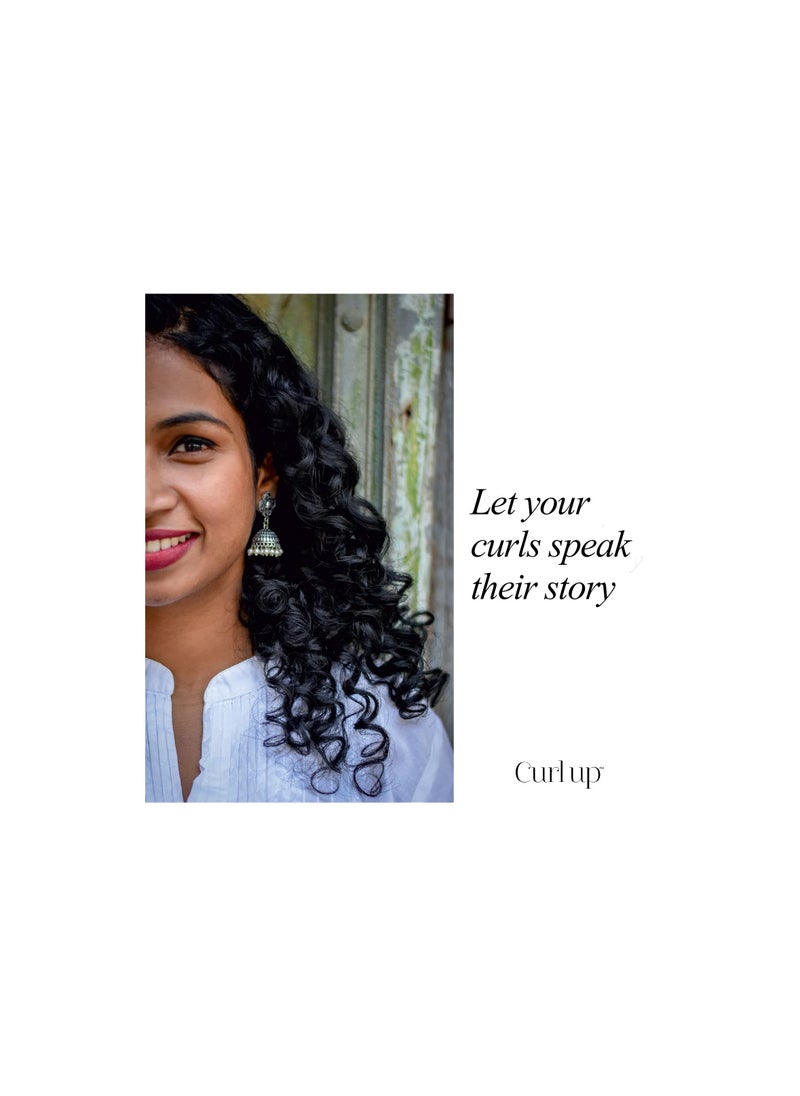 Curl Up Curl Up Weightless Curl Enhancing Mousse | Wavy & Curly Hair Mousse | Light Weight Styler Defines Curls, adds Shine and Volume | Hair Mousse for Women & Men |150ml  - Image 3