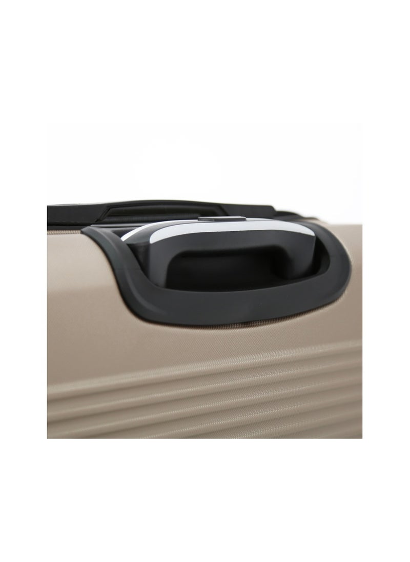 GIORDANO طقم حقائب أمتعة بعجلات من الجانب الصلب 3 قطع، شامبانيا (S-20&quot;،M-24&quot;،L-28&quot;)  - Image 5