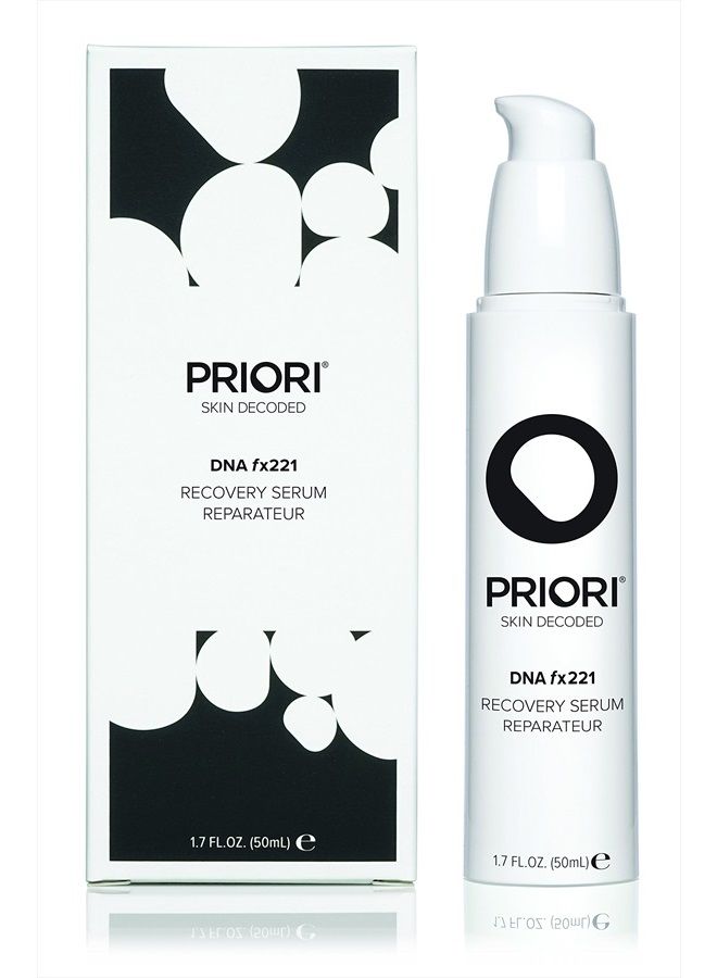 Priori Skincare DNA Recovery Serum Repairing, Correcting Age Defying Day & Night Face Treatment Free Radical Protection Beauty Boost Intense Hydration Oil Free Fragrance Free 1.7 fl oz - Image 1