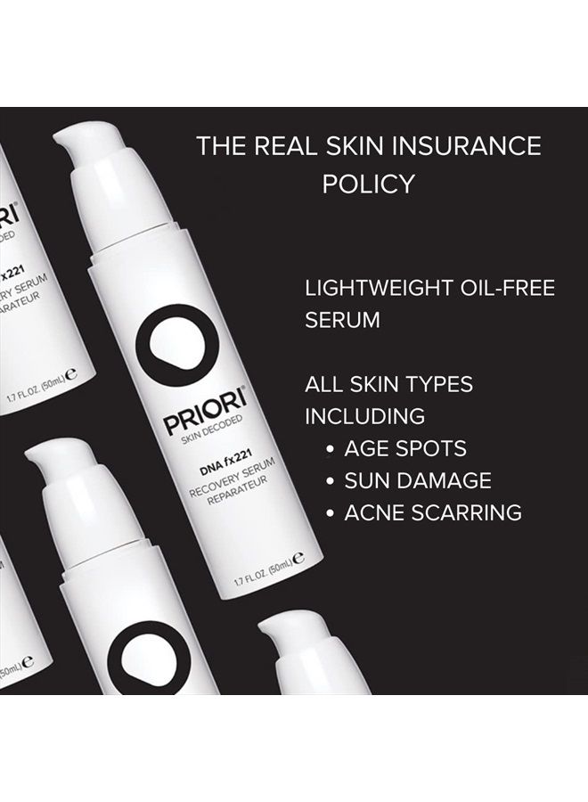 Priori Skincare DNA Recovery Serum Repairing, Correcting Age Defying Day & Night Face Treatment Free Radical Protection Beauty Boost Intense Hydration Oil Free Fragrance Free 1.7 fl oz - Image 3