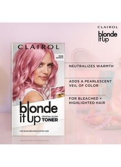 CLAIROL Blonde It Up Crystal Glow Toners Demipermanent Hair Dye Luminous Pearl Hair Color Pack Of 1  - Image 5