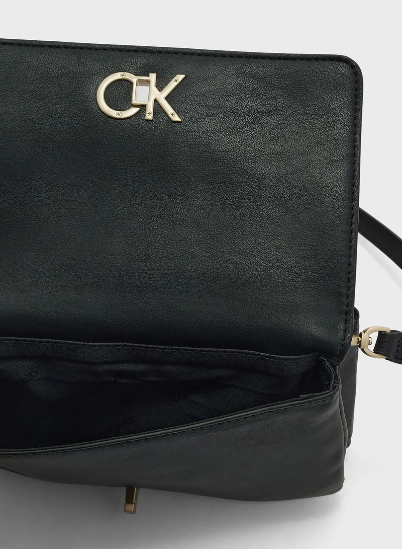 CALVIN KLEIN Monogram Detailed Crossbody