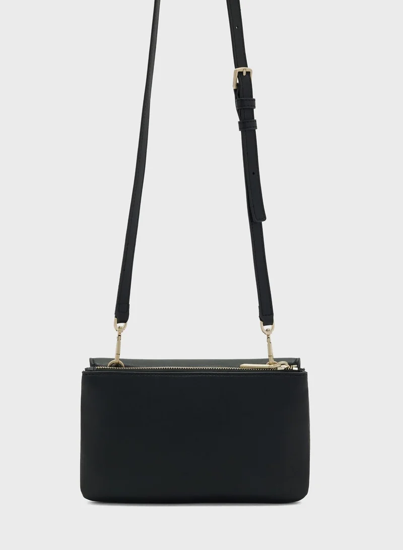 CALVIN KLEIN Monogram Detailed Crossbody