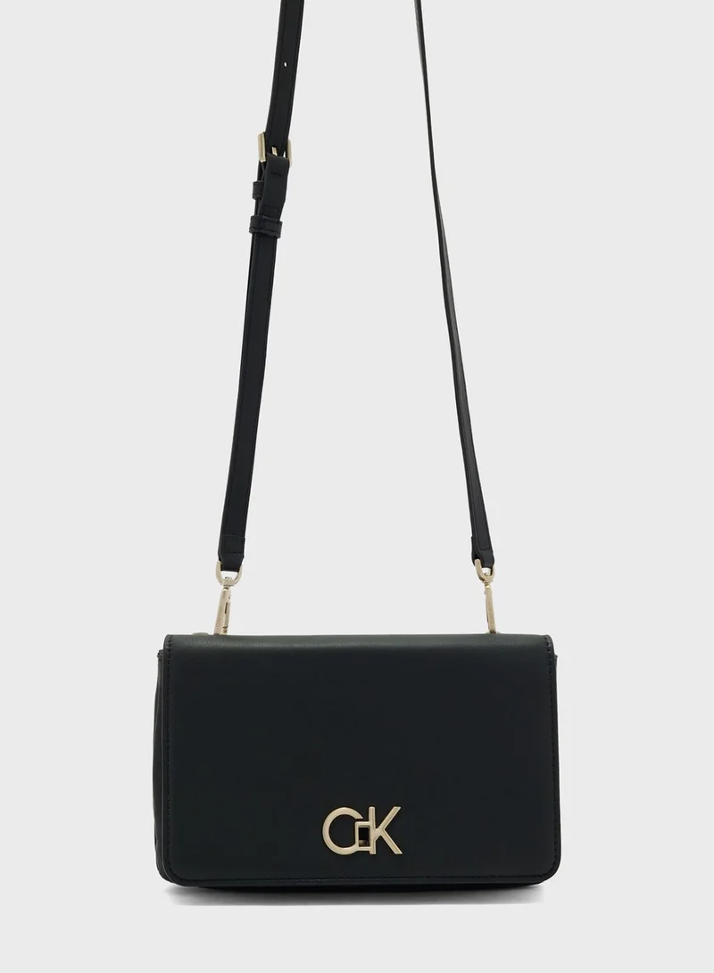 CALVIN KLEIN Monogram Detailed Crossbody