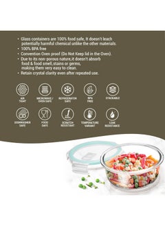 Treo by Milton Hi Borosilicate Clip Fresh Round Container, 400 ml, 1 Piece, Transparent - pzsku/ZB6088CCC3D4027FE362EZ/45/_/1738306603/cd54040f-f959-4a7d-9f37-56f2889434ab