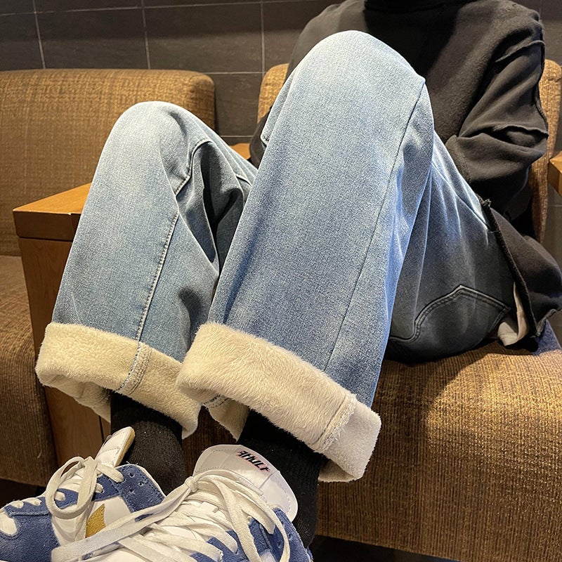 Unisex Casual Daily Denim Jeans - Image 3