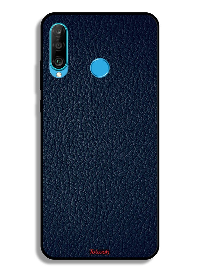 Tolwak Huawei P30 lite Protective Case Cover Leather Pattern - Image 2