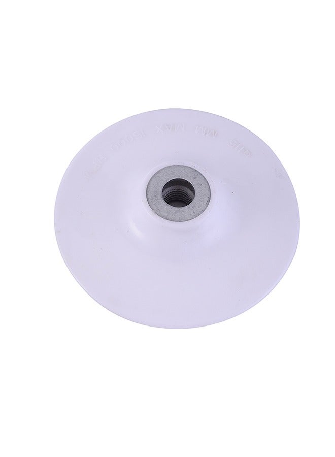 LAWAZIM White plastic plate  | Hook & Loop Sanding Discs, Sandpaper Finishing Discs, for Surface Prep Strip Grind Polish Finish Burr Rust Paint Removal  - Image 1