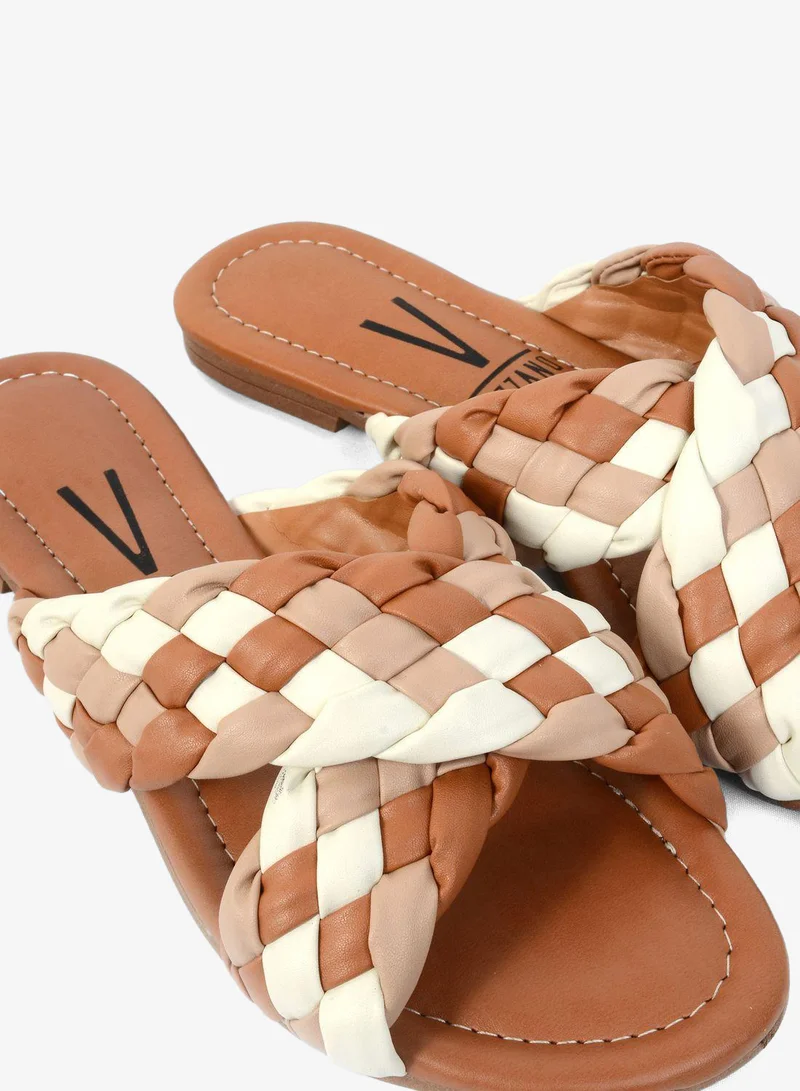 VIZZANO  Ariyah Flat Sandals for Women | Best Price UAE