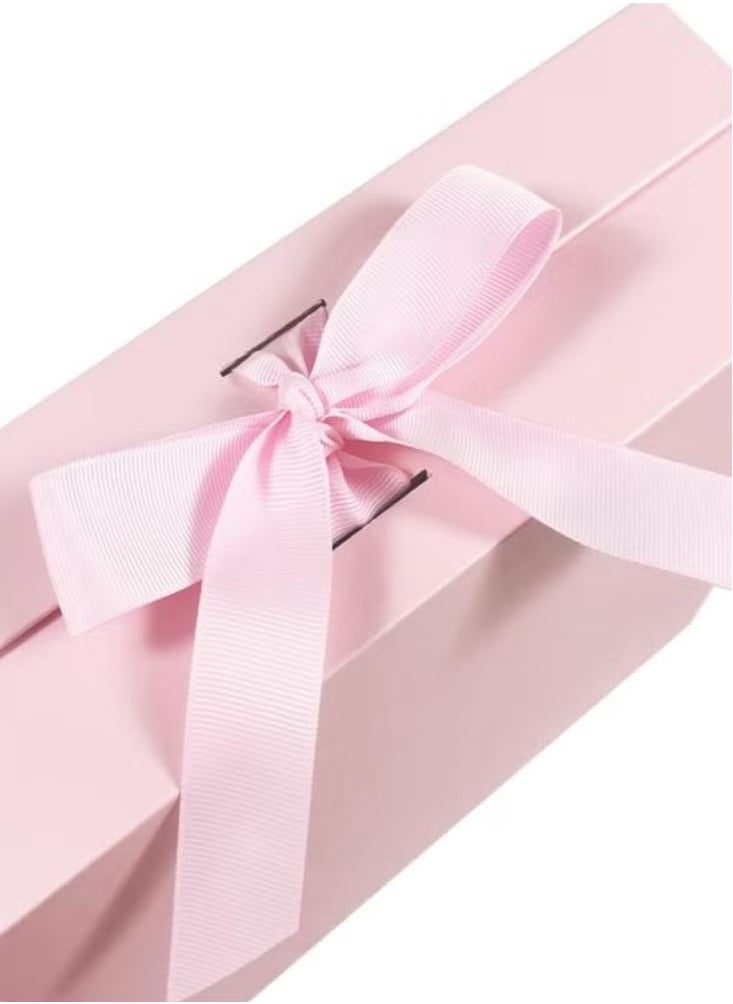 GMORO 26*19*8cm Pink Gift Box with Ribbon for Mother's Day,Valentine's Day,Birthdays,Party  - Image 2