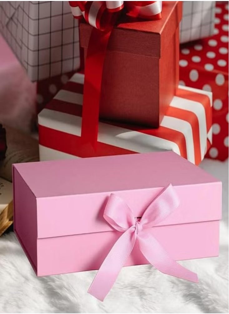 GMORO 26*19*8cm Pink Gift Box with Ribbon for Mother's Day,Valentine's Day,Birthdays,Party  - Image 5