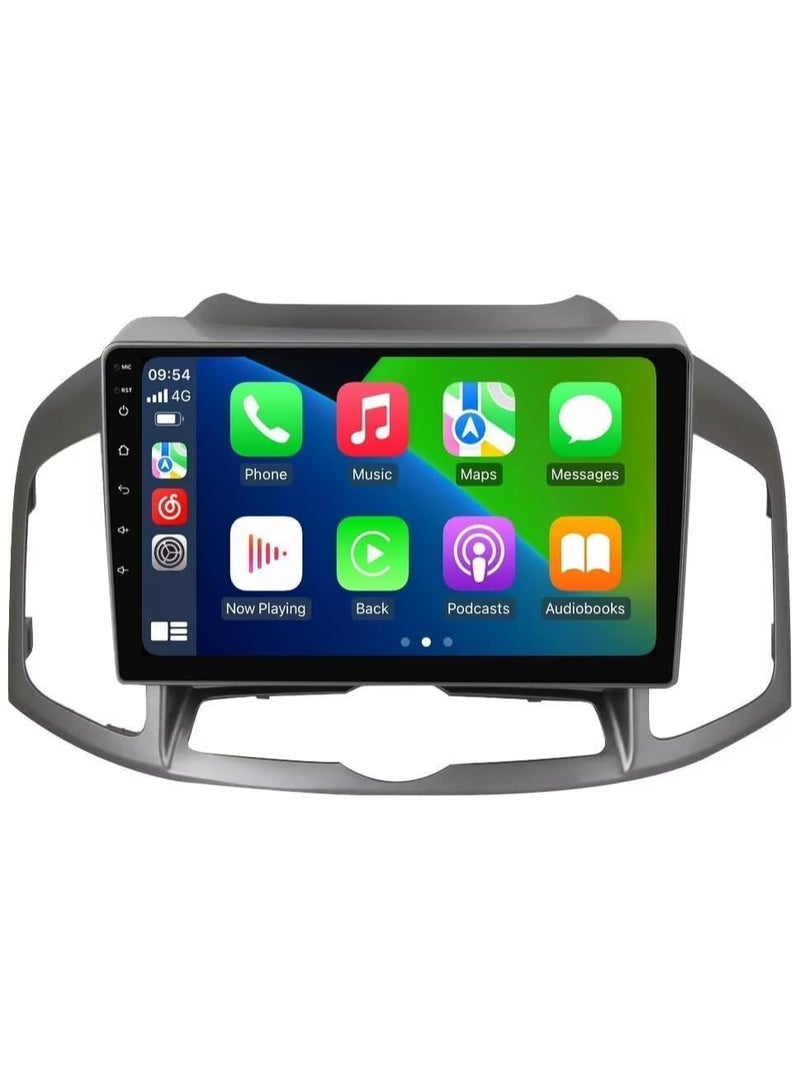 SHEZA STAR Android Car Stereo for Chevrolet Captiva 2010-2017 4GB RAM 32GB ROM Support Carplay Mirror Link Wi-Fi BT, Radio GPS, 10 Inch IPS.QLED Touch Screen with AHD Camera Included - Image 1